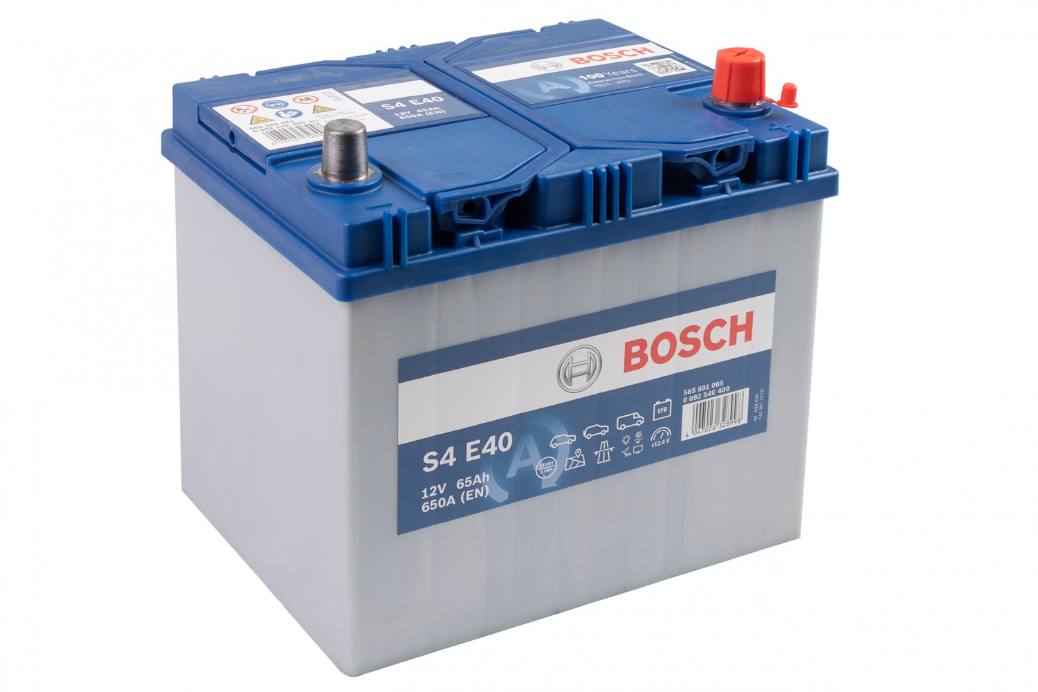 АКУМУЛЯТОР BOSCH 12В/65АГ/650А/16,93КГ